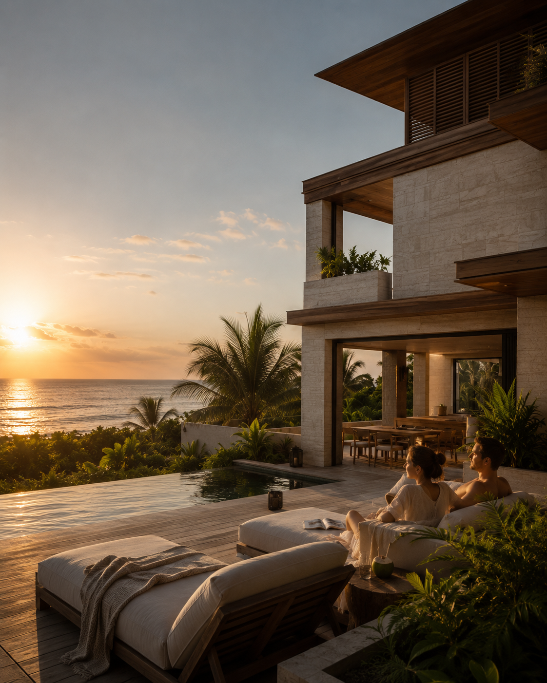  a premium coastal residence at sunset